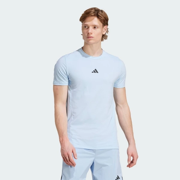 adidas Gym & Training Áo Thun Tập Luyện Designed for Training Nam Màu xanh da trời JX3284