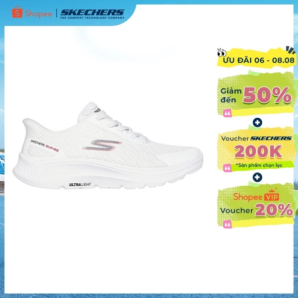 Giày Thể Thao Nam Skechers Slip-Ins Performance Go Run Consistent 2.0 Worldview-220880-WHT Air-Cooled Online Sale