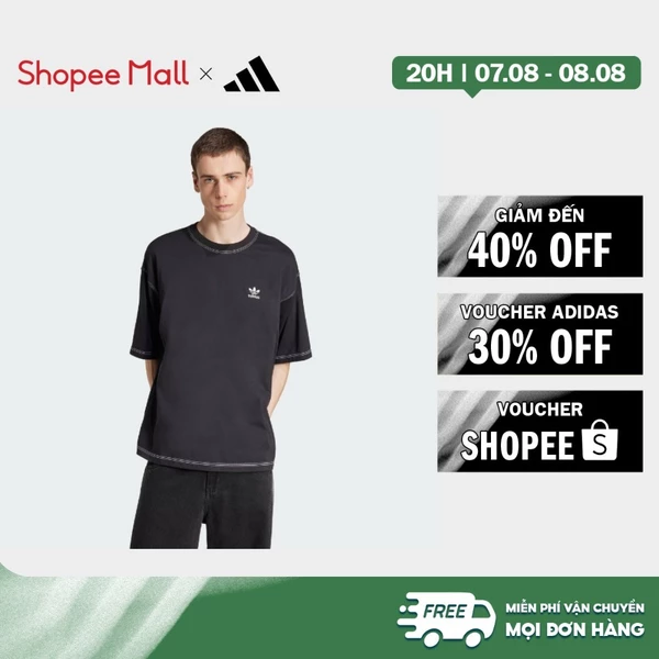[Duy nhất 8.8 - VOUCHER 30%]adidas Lifestyle Trefoil Essentials Tee Men Black JW0971