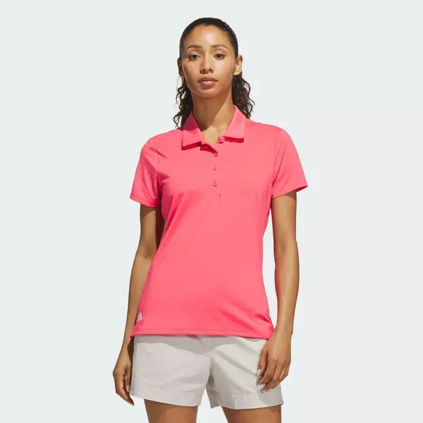 adidas Đánh gôn Áo Polo Trơn Ngắn Tay Ultimate365 Nữ Hồng KG1464