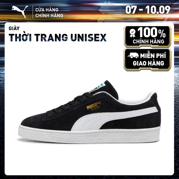 Giày Thời Trang PUMA Unisex Suede Classic Màu Đen