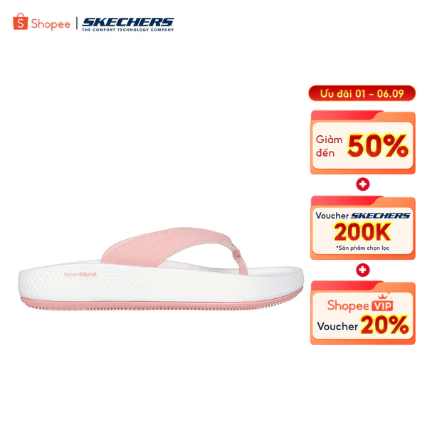 Xăng Đan/Dép Nữ Skechers Arch Fit On-The-GO Arch Fit Hyper Slide Summer Glow Đi Bộ - 140499-CRL