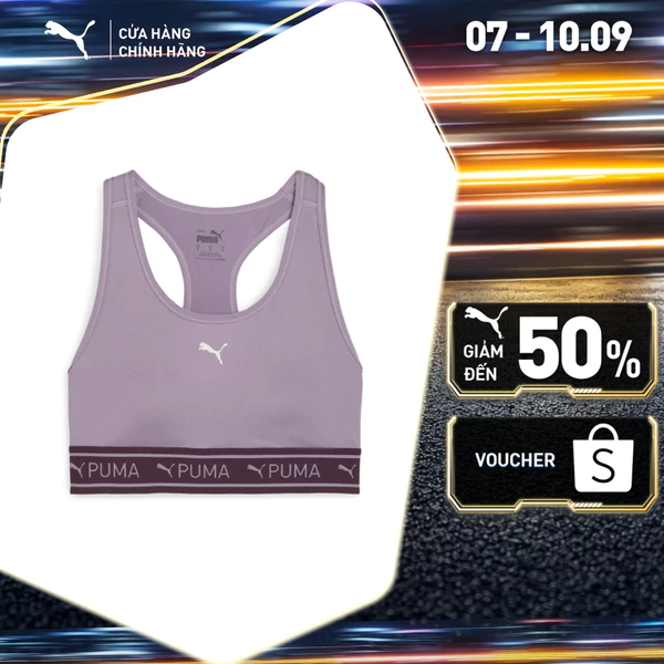 Áo Ngực Thể Thao Tập Luyện PUMA Nữ 4KEEPS ELASTIC BRA - P Pale Plum Màu Tím