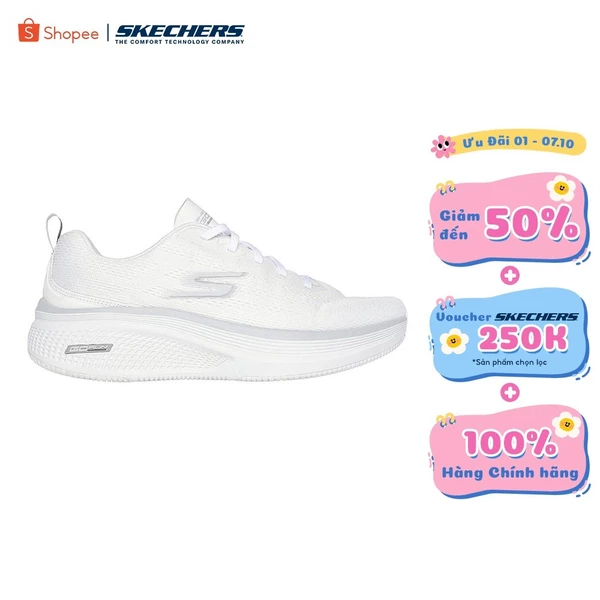 Giày Thể Thao Nam Skechers GOrun Elevate2.0Fluid Motion Chạy Bộ Tập luyện-220847-WHT Air-CooledGogaMat
