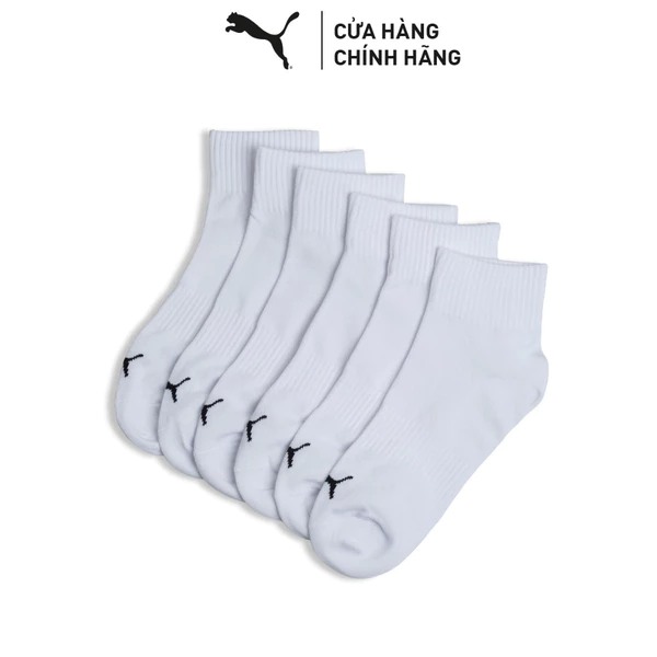 Bộ 3 Đôi Vớ Thể Thao PUMA Unisex U Quarter 3P white Màu Trắng