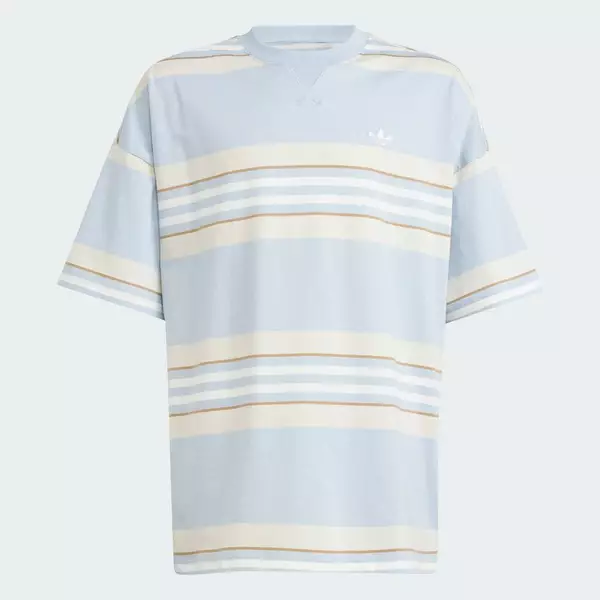adidas Phong cách sống Áo Thun Oversize Trẻ Em Trẻ em Màu xanh da trời JC9078