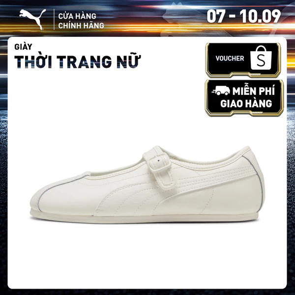 Giày Thời Trang PUMA Nữ Tacklette L Wns Warm White-Gold-Silver Fog Màu Trắng
