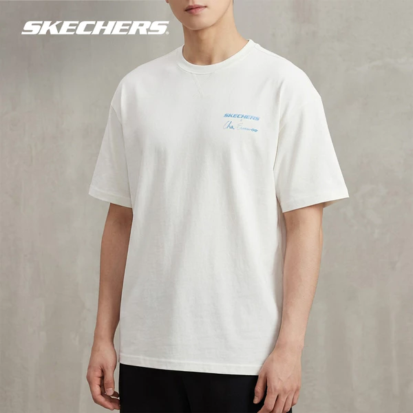 Áo Thun Tay Ngắn Unisex Skechers Skechers X Cha Eun Woo Short Sleeve Tee - SL225U590-00QF