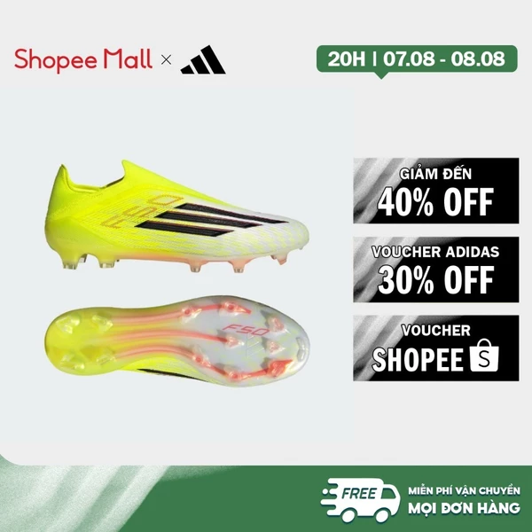 [Duy nhất 8.8 - VOUCHER 30%]adidas Bóng đá Giày Đá Bóng Sân Cỏ Thật Đất Cứng Không Dây F50 ELITE Unisex Màu vàng JR6458