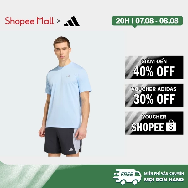 [Duy nhất 8.8 - VOUCHER 30%]adidas Gym & Training Áo Thun Tập Luyện Train Essentials Nam Màu xanh da trời JW8770