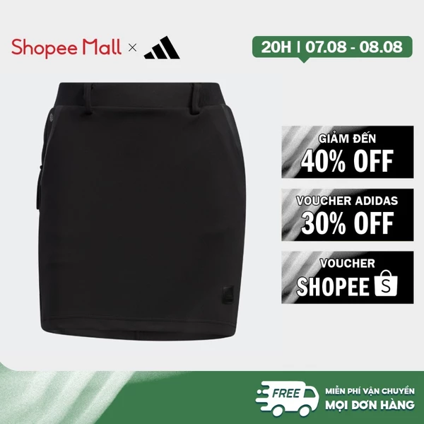 [Duy nhất 8.8 - VOUCHER 30%]adidas Đánh gôn Chân Váy Go-To Nữ Đen H64648