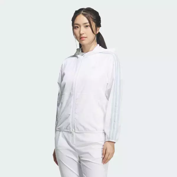 adidas Đánh gôn ÁO KHOÁC KHÓA KÉO DỌC THÂN Nữ trắng KA4308