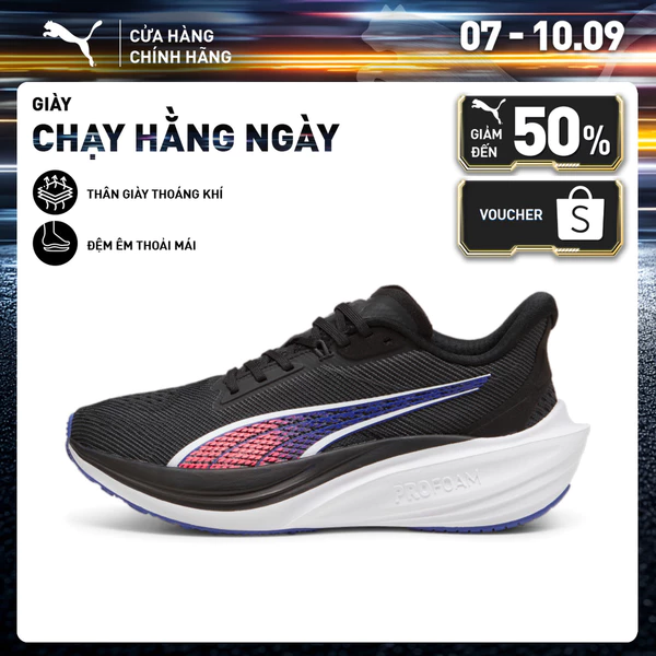 Giày Chạy Bộ PUMA Unisex Darter Pro Lapis Lazuli Màu Đen