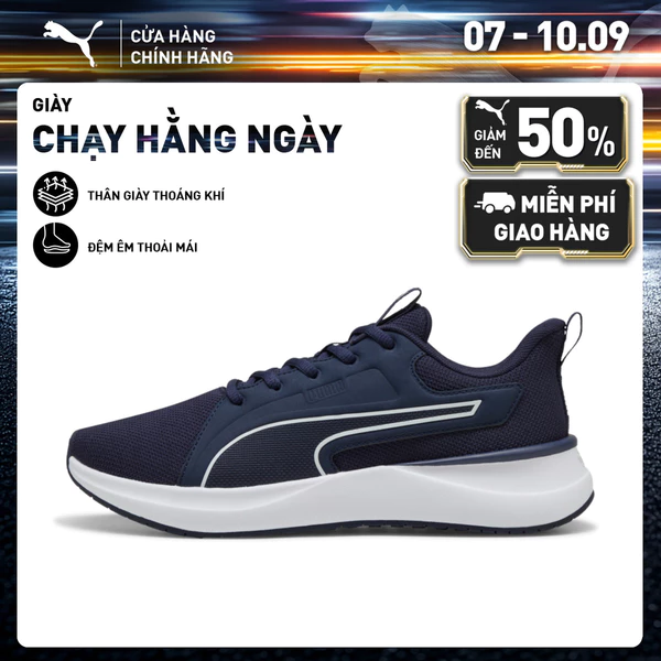 Giày Chạy Bộ PUMA Unisex Softride Carson 2 Navy-White Màu Xanh