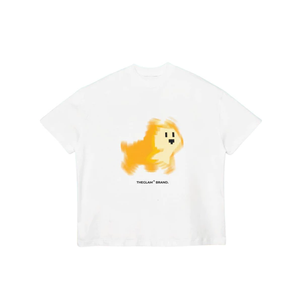TheGlam CHÍNH HÃNG - Áo Thun Trắng "PIXEL DOG" Form Boxy UNISEX LocalBrand - TS04-12