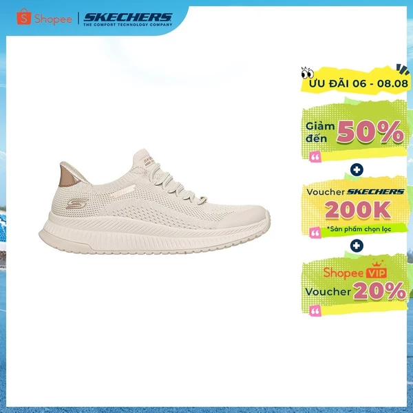 Giày Thể Thao Nữ Skechers Slip-ins BOBS Sport Squad 4 Dire Step Thường Ngày - 117743-OFWT Memory Foam