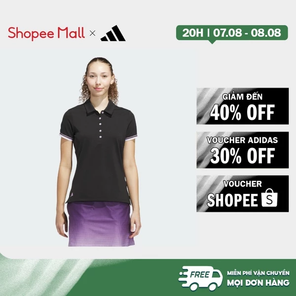 [Duy nhất 8.8 - VOUCHER 30%]adidas Đánh gôn Áo Polo Ngắn Tay Ultimate365 Nữ Đen JN8355