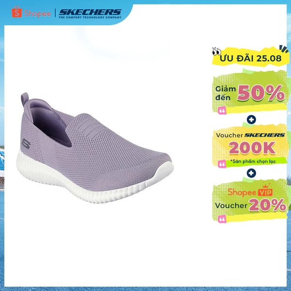 Giày Thể Thao Nữ Skechers Sport Social Muse Quick Bliss Thường Ngày - 8730083-LAV Memory Foam