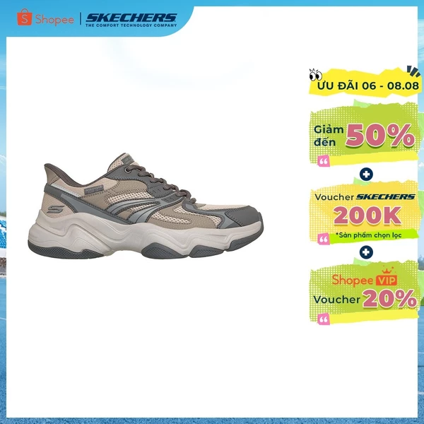 [ĐỘC QUYỀN ONLINE]Giày Thể Thao Nam Skechers Slip-Ins BOBS Sport Diego Fusion Look - 118334-DKTP Memory Foam