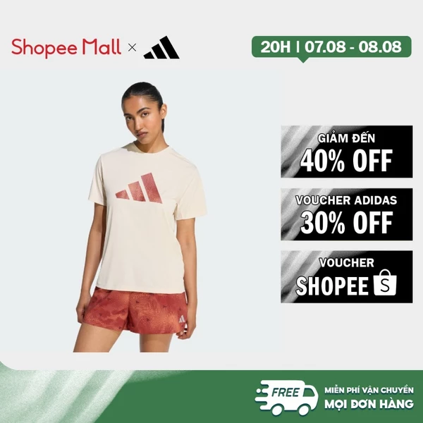 [Duy nhất 8.8 - VOUCHER 30%]adidas Chạy Áo Thun adi365 Running Essentials Brand Love Nữ Be KA0280