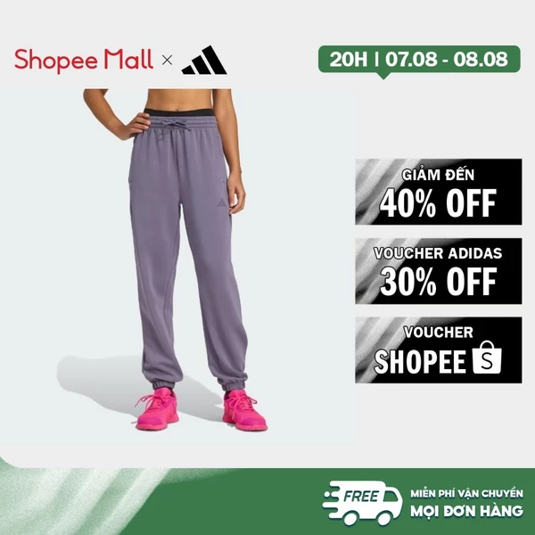 [Duy nhất 8.8 - VOUCHER 30%]adidas Gym & Training Quần Khởi Động Designed For Training Nữ Màu tím JX3137