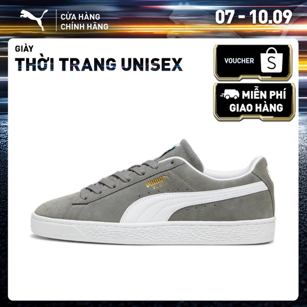 Giày Thời Trang PUMA Unisex Suede Classic Màu Xám