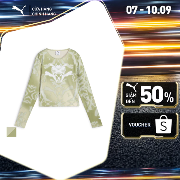 Áo Thun Thời Trang PUMA Nữ DARE TO Long Sleeve Tee