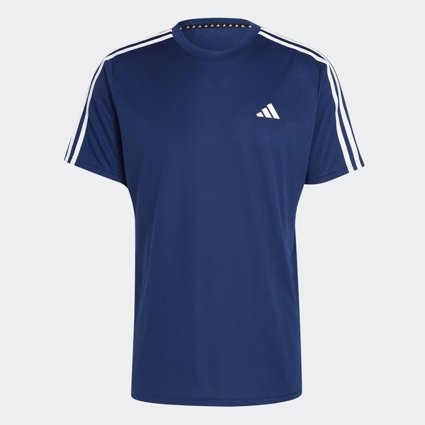 adidas Gym & Training & Yoga Train Essentials 3-Stripes Training Tee Men Blue IB8152