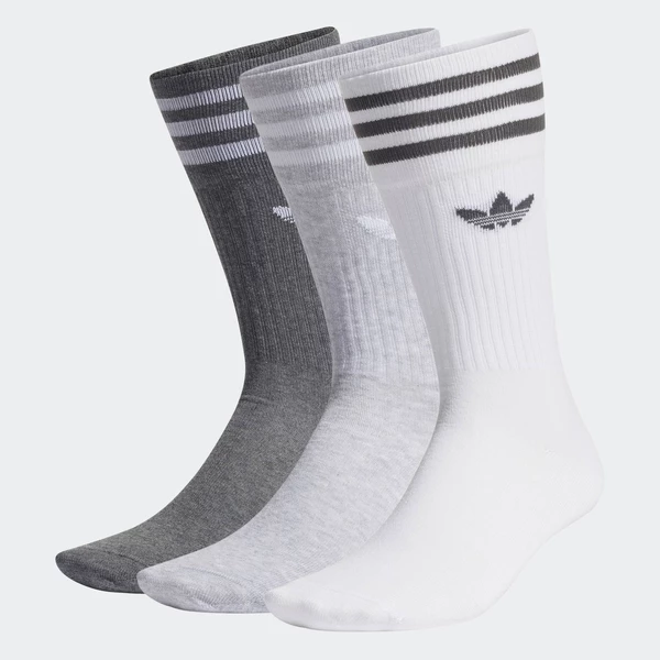 adidas Lifestyle Solid Crew Socks 3 Pairs Unisex White H62021