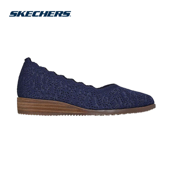 Giày Búp Bê Nữ Skechers Modern Comfort Cleo Sawdust Modesty - 159132-NVY Air-Cooled Memory Foam Online Sale