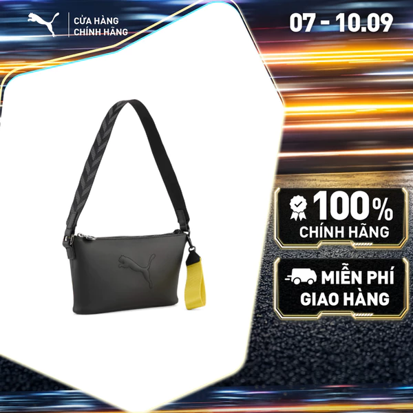 Túi Đeo Vai Thời Trang PUMA Nữ SENSE Flute Bag Black Màu Đen