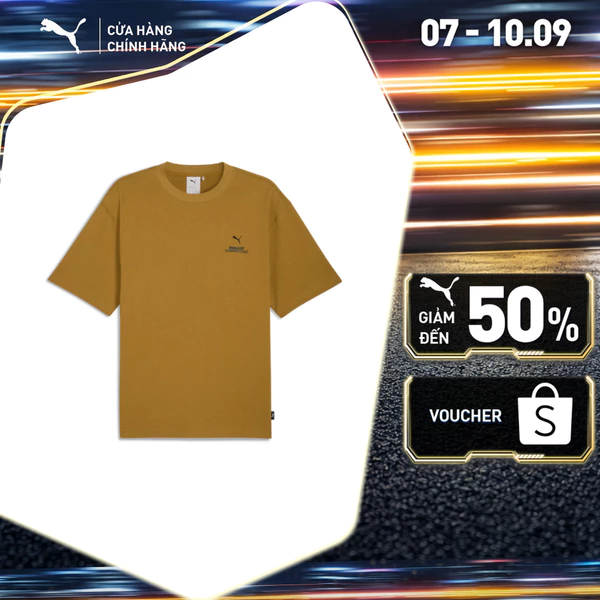 Áo Thun Thời Trang PUMA Nam GRAPHIC Tee Honey Butter Màu Nâu