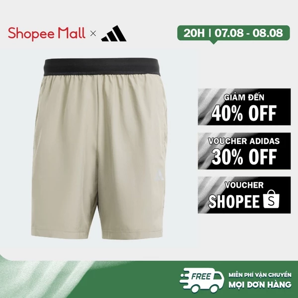 [Duy nhất 8.8 - VOUCHER 30%]adidas Gym & Training Quần Short Tập Gym Nam màu xanh lá IR5879