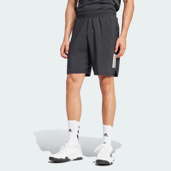 adidas Padel Tennis & Quần vợt Quần Short 3 Sọc Tennis Club Climacool Nam Đen JG3589