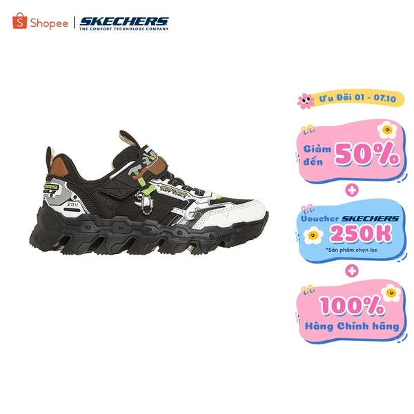 [ĐỘC QUYỀN ONLINE] Giày Thể Thao Bé Trai Skechers Mega-Flex Lite Tuff Toolz - 402130L-WBK