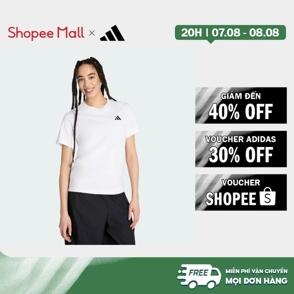 [Duy nhất 8.8 - VOUCHER 30%]adidas Phong cách sống ÁO THUN GRAPHIC DÁNG CHUẨN EMBROIDERY PACK Nữ trắng KT2735