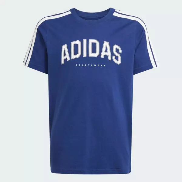 adidas Phong cách sống Áo Thun Trẻ Em Graphic Codes Collegiate Trẻ em Màu xanh da trời JL6138