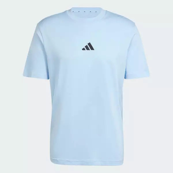 adidas Phong cách sống Áo Thun Single Jersey Logo Nhỏ Essentials Nam Màu xanh da trời JF1101