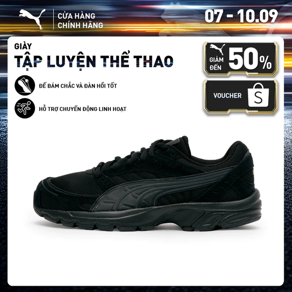 Giày Thể Thao PUMA Unisex C25K Black-Strong Gray Màu Đen