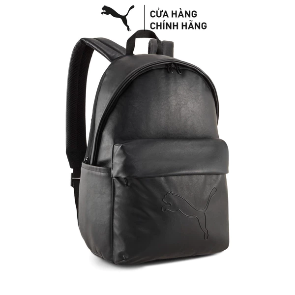 Balo Thể Thao PUMA Unisex ESSENTIALS PU Backpack Black Màu Đen