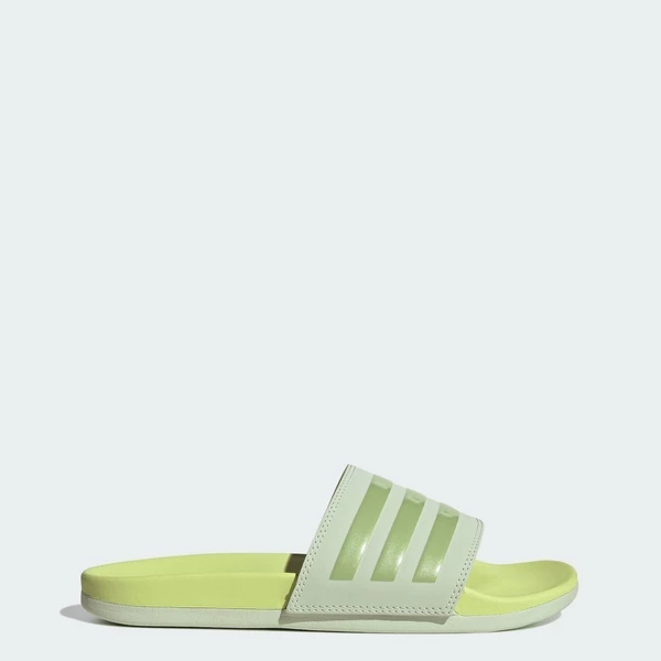 adidas Phong cách sống Dép adilette Comfort Nữ màu xanh lá JS3618