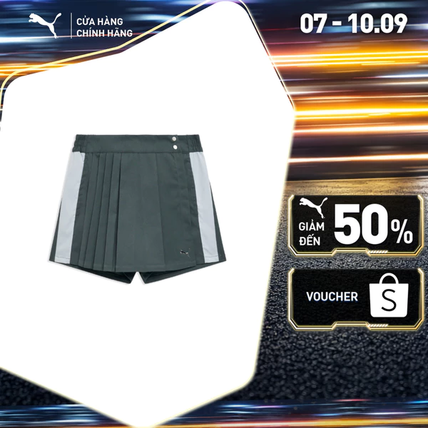 Váy Thời Trang PUMA Nữ DARE TO SKORT Mineral Gray Màu Xám