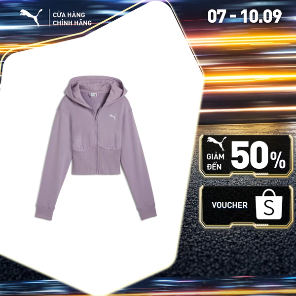 Áo Hoodie PUMA Nữ Dare To Gym2K Cropped FZ