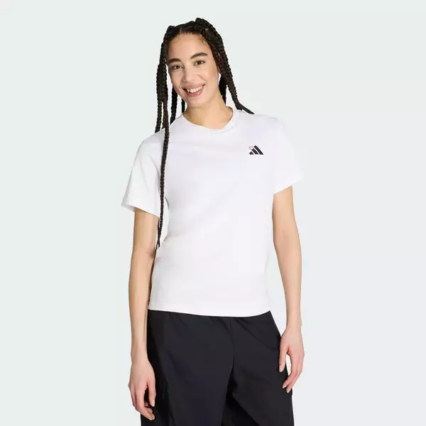 adidas Phong cách sống ÁO THUN GRAPHIC DÁNG CHUẨN EMBROIDERY PACK Nữ trắng KT2735