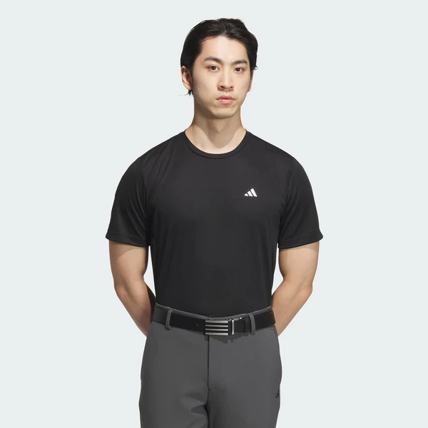 adidas Đánh gôn Áo Ngắn Tay Cổ Tròn AEROREADY Nam Đen JG1306