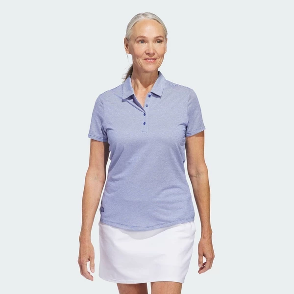 adidas Đánh gôn Áo Polo Ngắn Tay Ottoman Nữ Nữ Màu xanh da trời IP2156