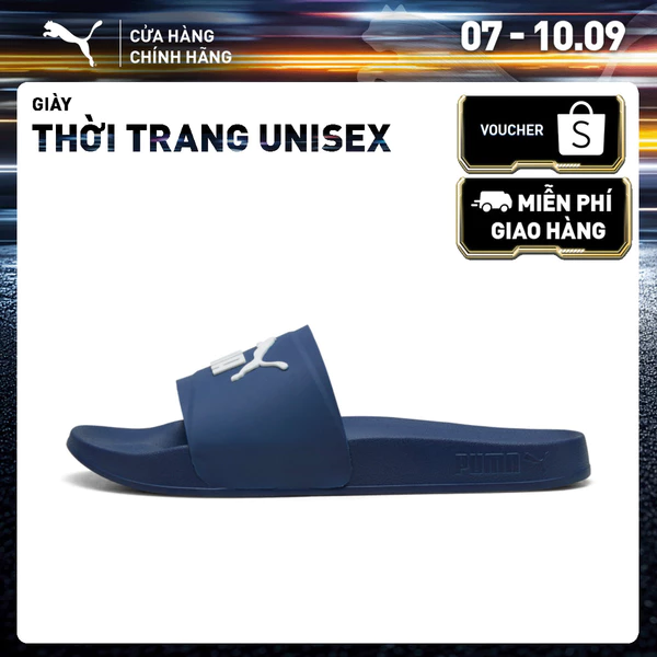 Dép Quai Ngang Thời Trang PUMA Unisex Leadcat 2.0 Flex Blue Jewel-White Màu Xanh