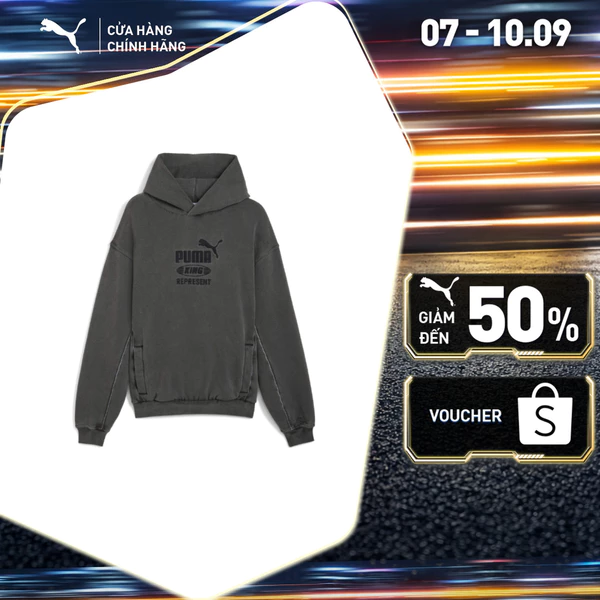 Áo Hoodie Thời Trang PUMA Nam x REPRESENT Flat Dark Gray Màu Xám