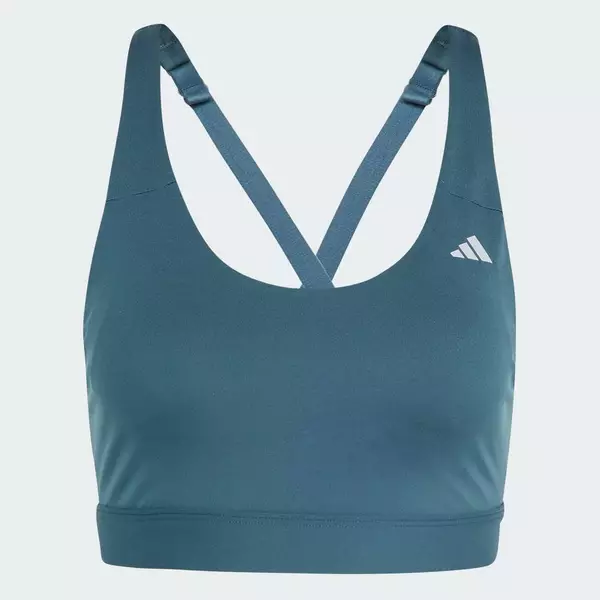 adidas Gym & Training Ultimateadidas Run Medium-Support Bra Women Turquoise IL2900