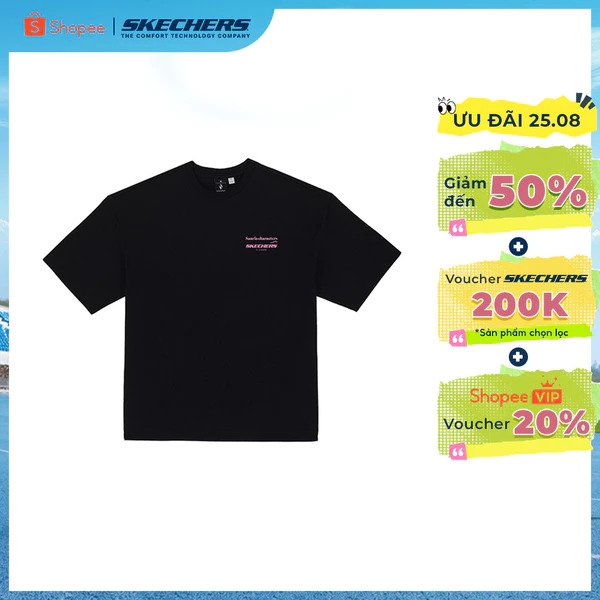 Áo Thun Tay Ngắn Nữ Skechers Sanrio Character Short Sleeve Tee - SL425W646-0018